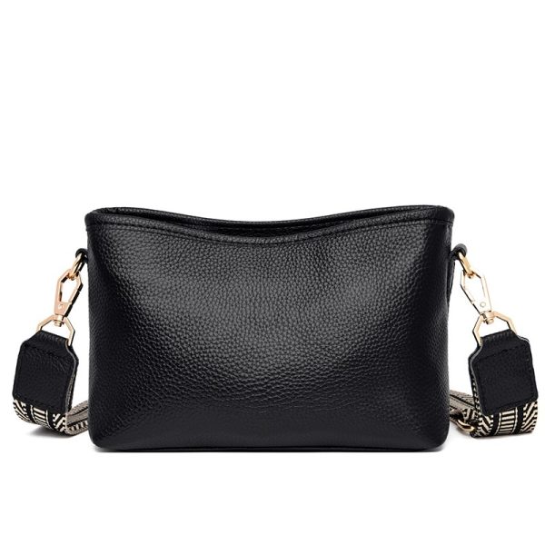 Bolso de piel, bolso de hombro, bolso versatil, bolso cruzado. - Imagen 7